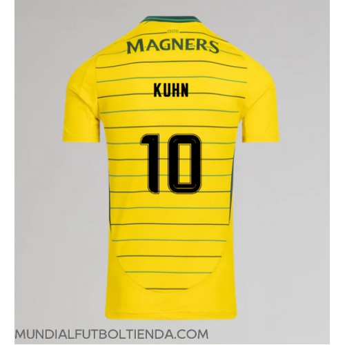 Camiseta Celtic Nicolas Kuhn #10 Segunda Equipación Replica 2024-25 mangas cortas